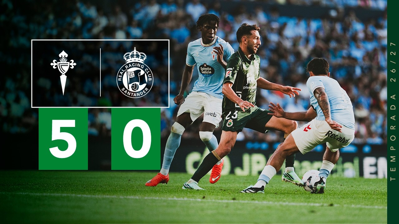 RC Celta  5-0 Real Racing Club ı HIGHLIGHTS | Jornada 7 | Temporada 26/27 LaLiga EA Sports