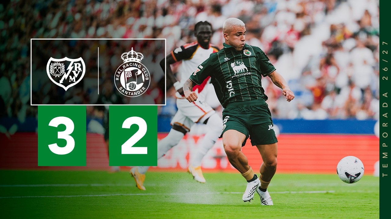 Rayo Vallecano 3-2 Real Racing Club ı HIGHLIGHTS | Jornada 4 | Temporada 26/27 LaLiga EA Sports