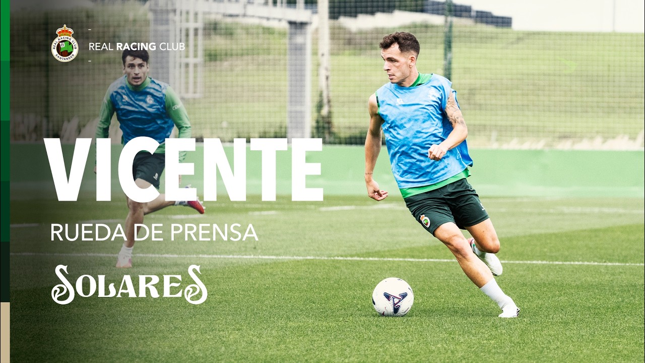 Rueda de prensa de IÑIGO VICENTE ı 7 de octubre de 2026 | Real Racing Club