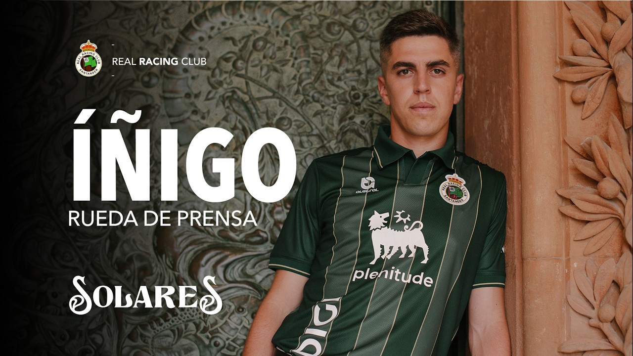 Rueda de prensa | ÍÑIGO SAINZ-MAZA | 23 de julio de 2026 | REAL RACING CLUB