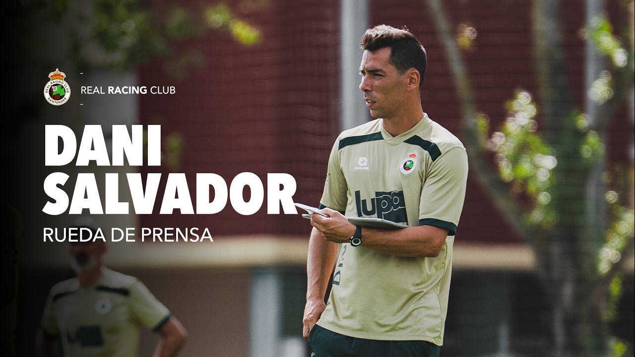 Rueda de prensa de Dani Salvador, preparador físico del Real Racing Club | 14 de julio de 2026