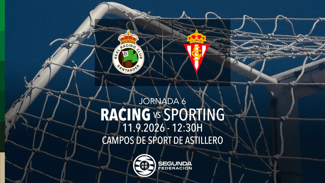 EN DIRECTO | RACING vs Sporting | Jornada 6 | Segunda Federación Femenina 26/27